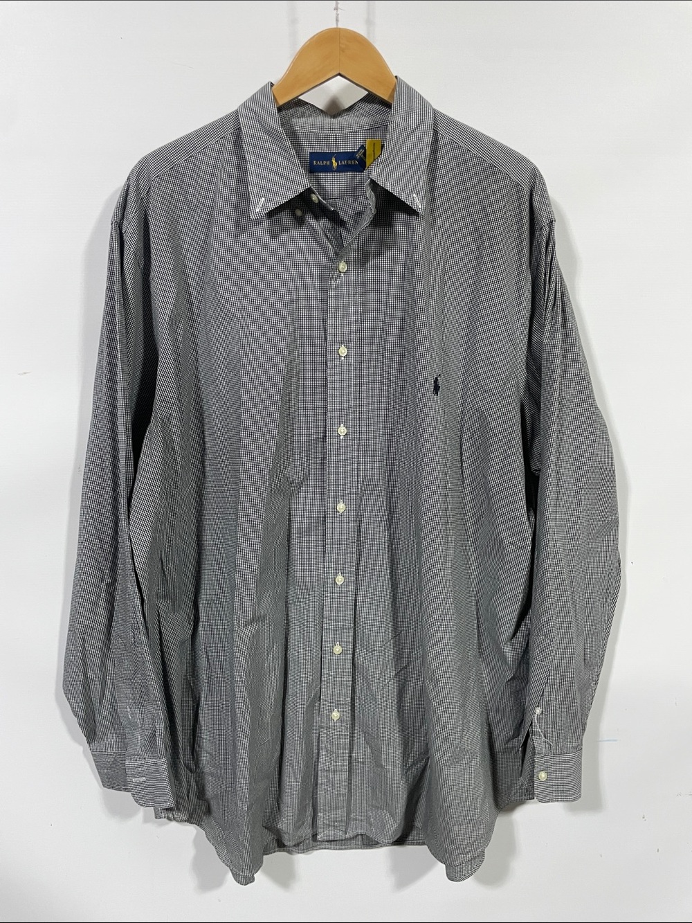 Ralph Lauren Gray Pinstripe Button-Down Dress Shirt